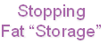 Stopping
Fat “Storage”