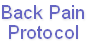 Back Pain
Protocol