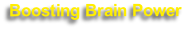 Boosting Brain Power
