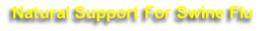 Natural Support For Swine Flu 